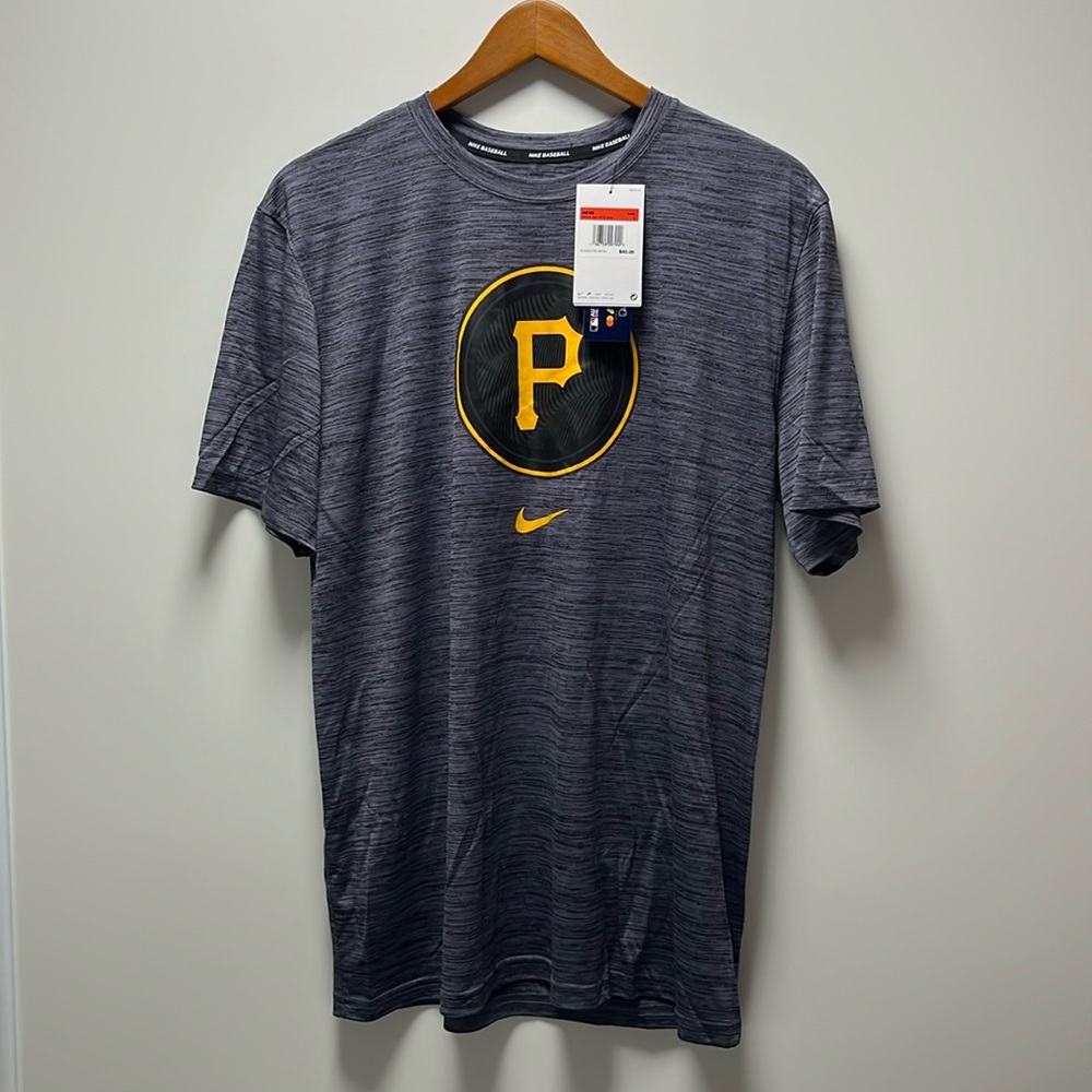 Nike NWT Pittsburg Pirates baseball dry-fit shirt 2 available med and lg black